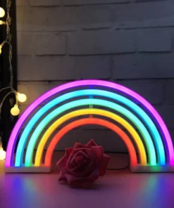 LED Rainbow Neon Sign