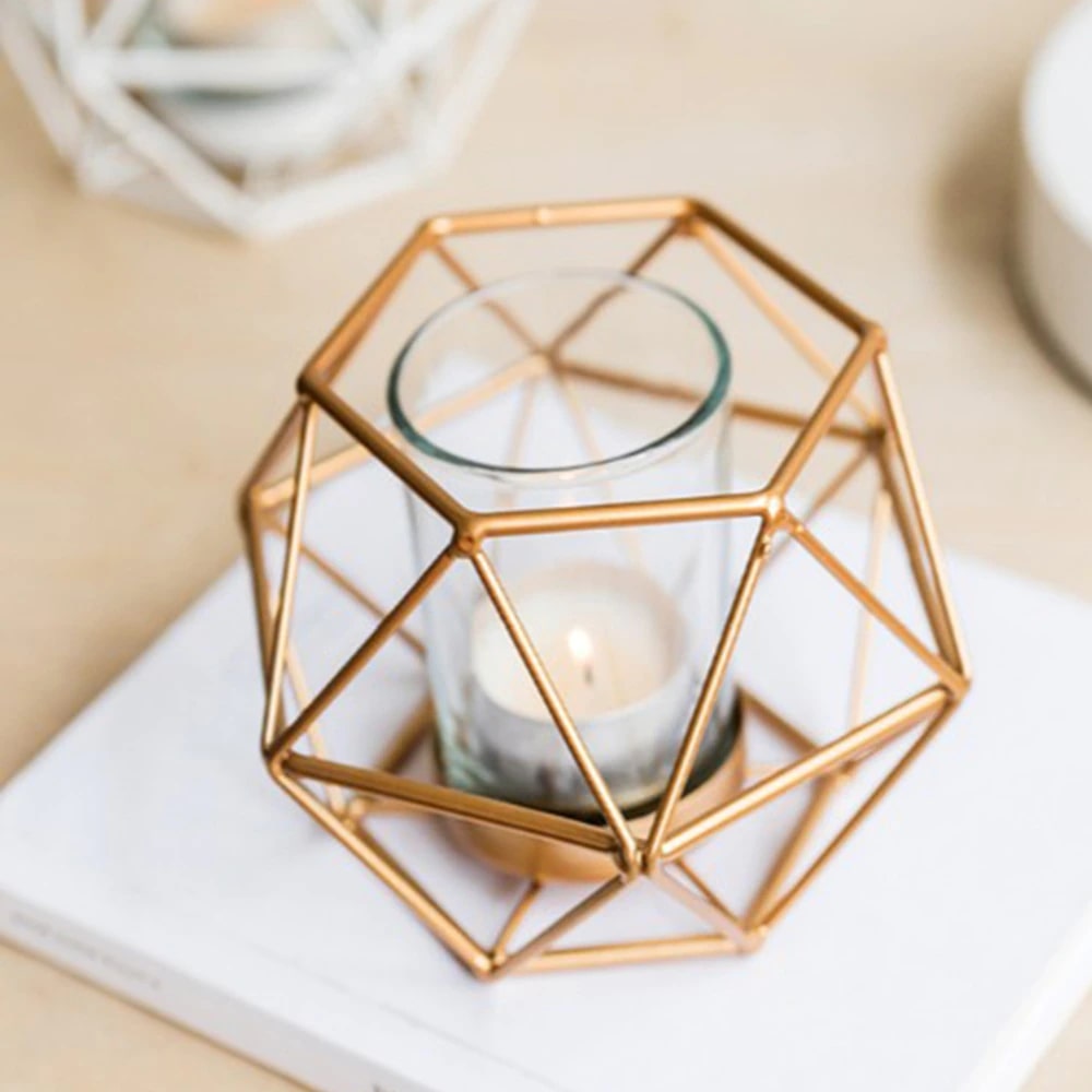 Geometric Candle Holder Lantern