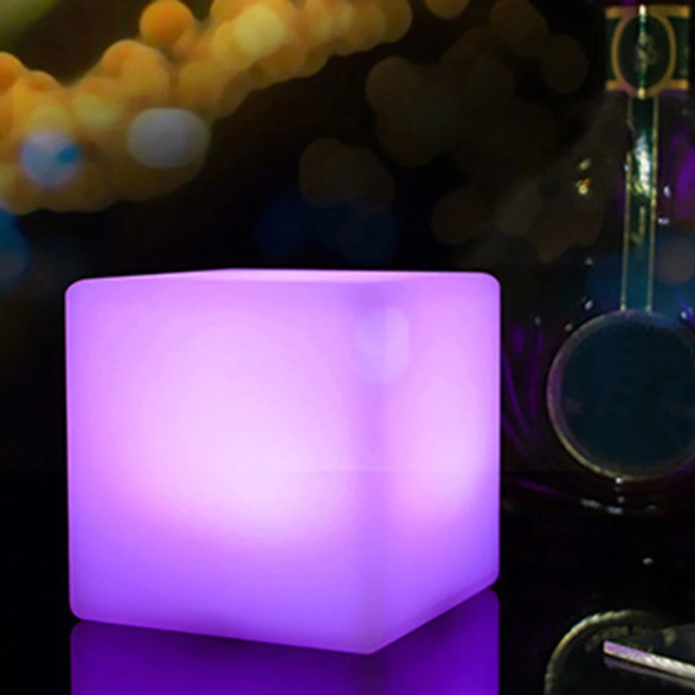 Color Changing LED Cube Light