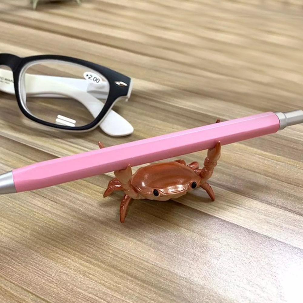 Cute Crab Pen Holder For Desk