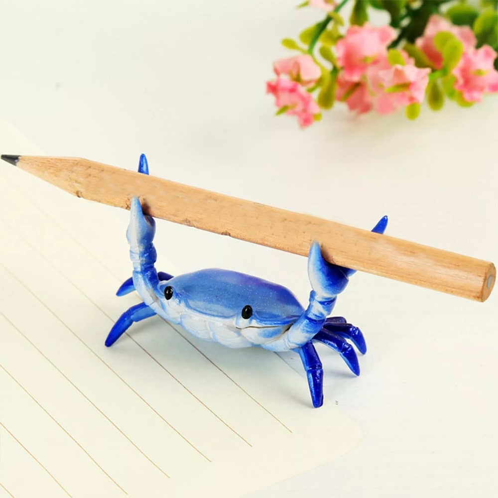 Cute Crab Pen Holder For Desk