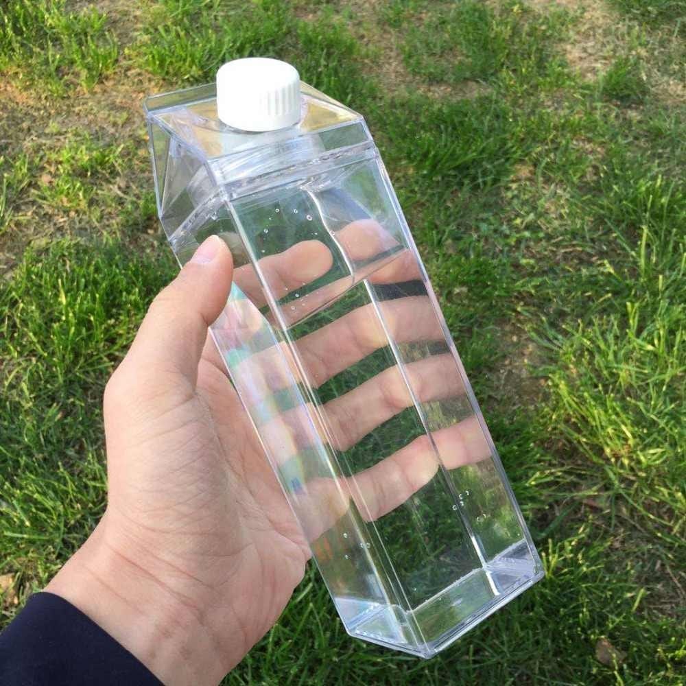 Clear Plastic Milk Carton Water Bottle