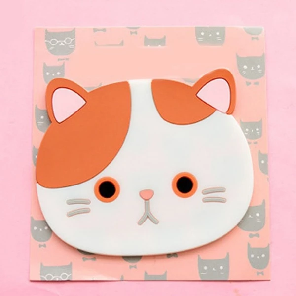 Cat Shaped Tea Coaster Cup Mat