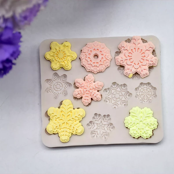 Snowflake Silicone Mold for Baking & Cake Decorating