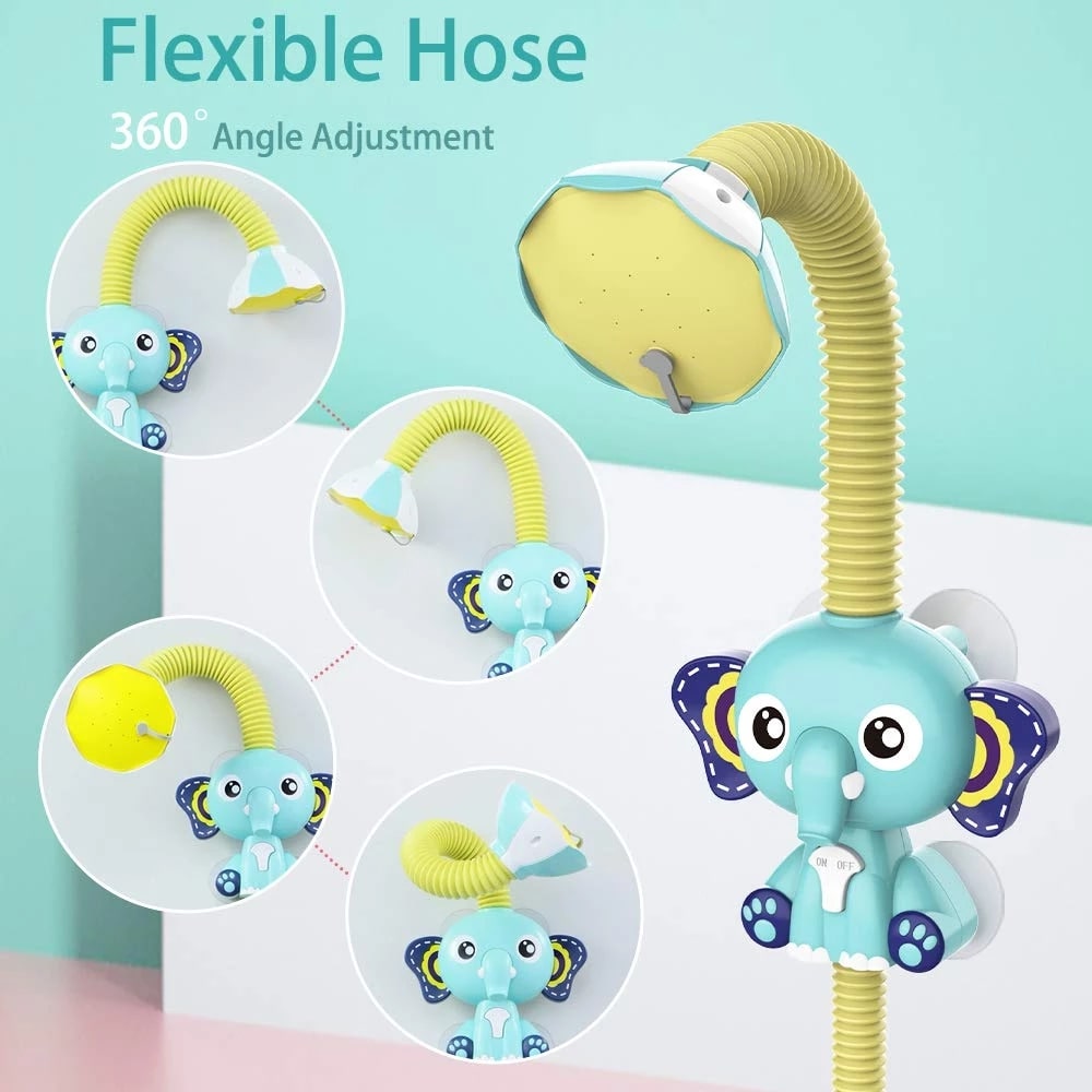 Cute Elephant Sprinkler Bath Toy