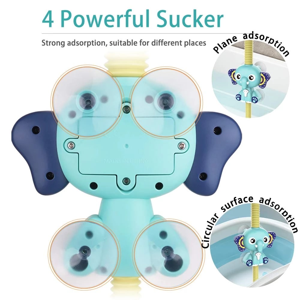 Cute Elephant Sprinkler Bath Toy