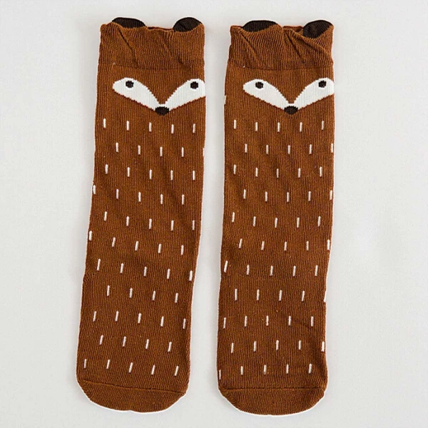 Knee-High Fox Socks For Babies