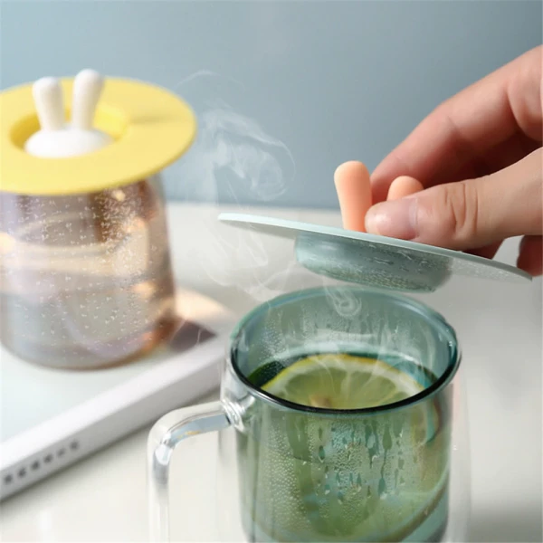 Food Grade Silicone Drink Covers for Tea, Coffee And Water