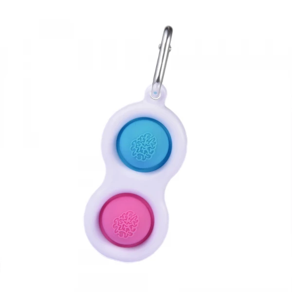 Anti-Stress Fidget Bubble Popper Keychain