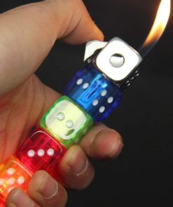 Refillable LED Dice Lighter