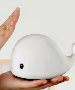 Baby Whale Silicone Night Light