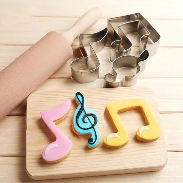 Stainless Steel Musical Note Cookie Cutters