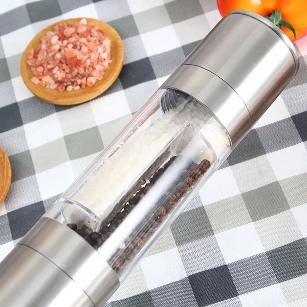 2-in-1 Spice & Sea Salt Grinder Bottle