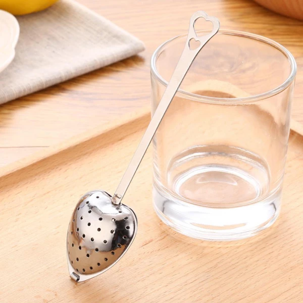 Food Grade Stainless Steel Heart Shaped Tea Infuser