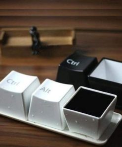 Fun-Inspired Ctrl Alt Del Cups For Table