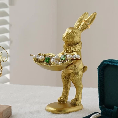 Bunny Ring Holder Dish for Jewelry