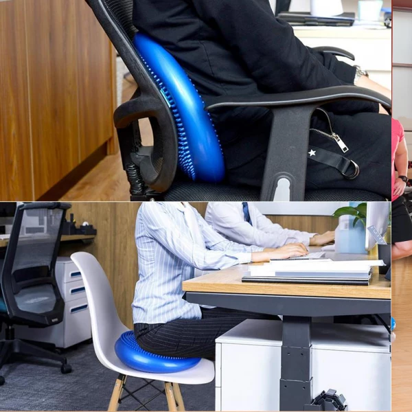 Inflatable Balance Disc Cushion For Office, Home & Workout