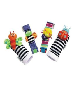 Multicolor Baby Wrist Rattle And Foot Finder Set