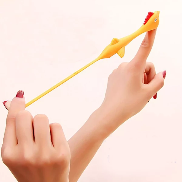 Rubber Chicken Flingers Toy