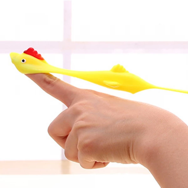 Rubber Chicken Flingers Toy