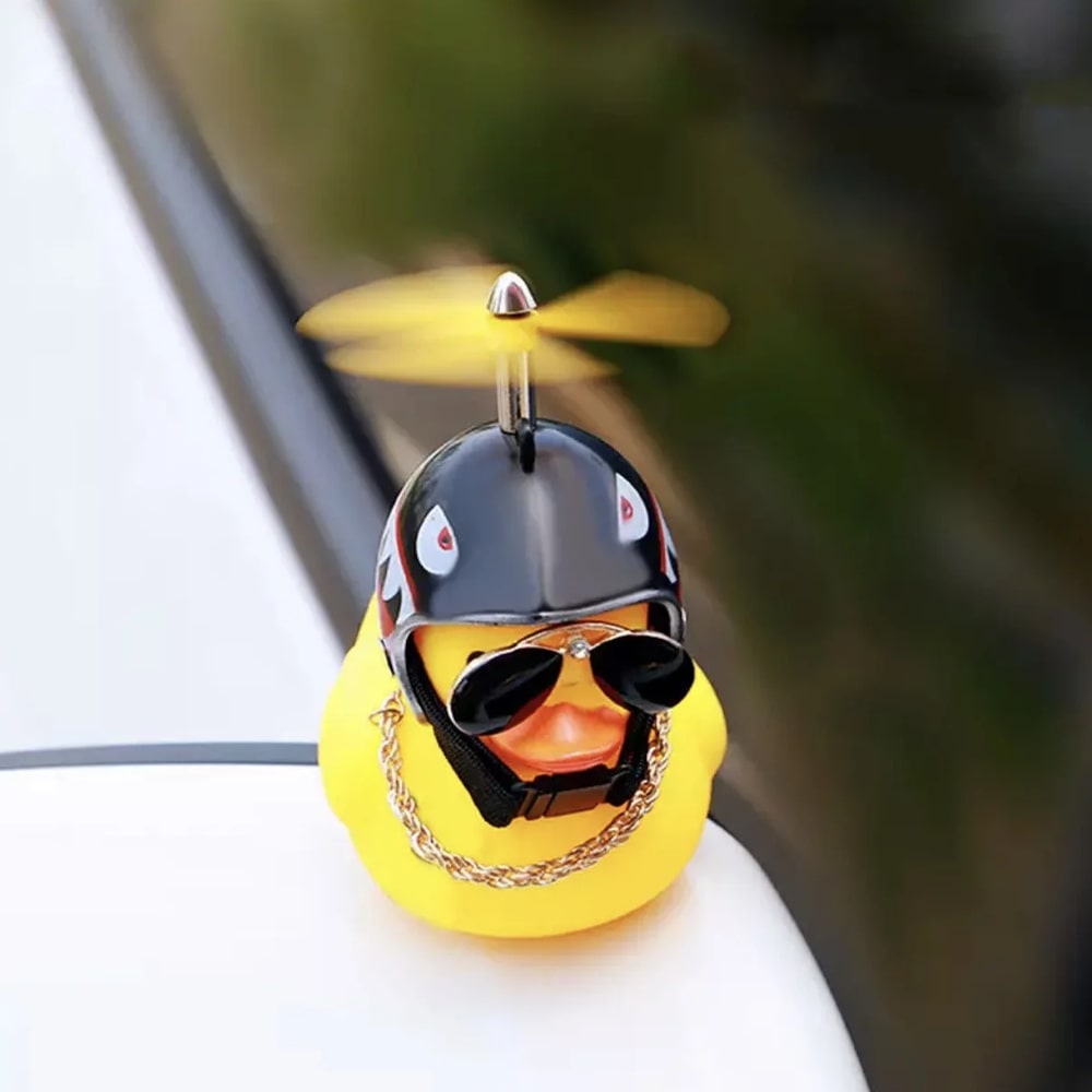 Gangster Rubber Duck Car Toy