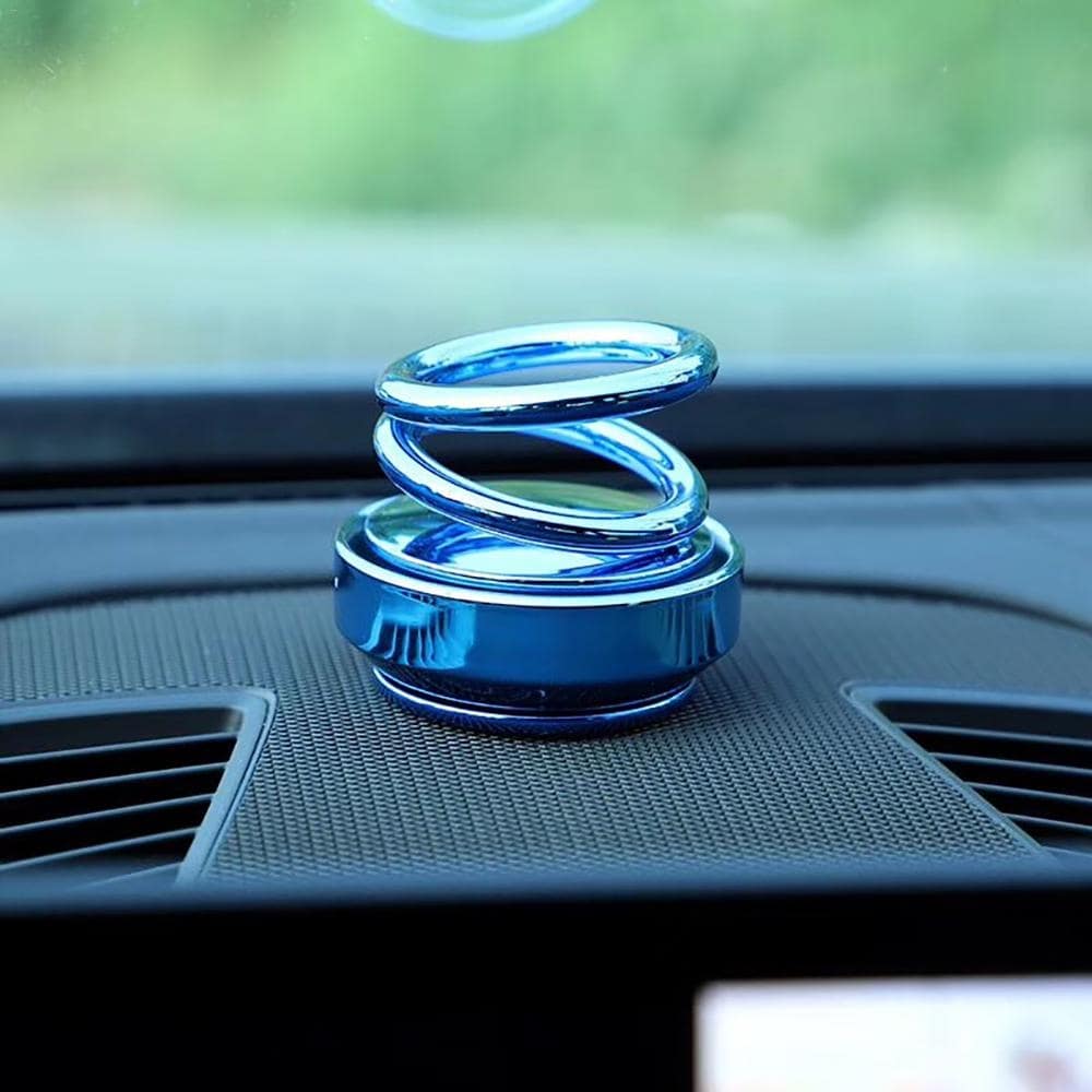 Car Dashboard Solar Double Ring Aroma Suspension