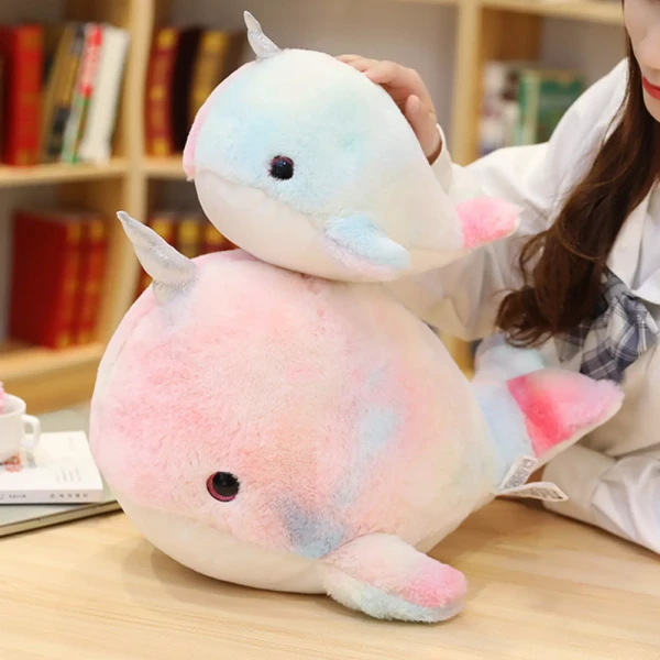 Cute Rainbow Narwhals Plush