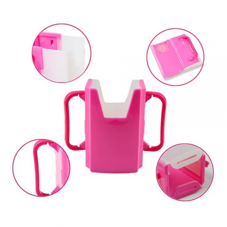 Adjustable No Squeeze Juice Box Holder