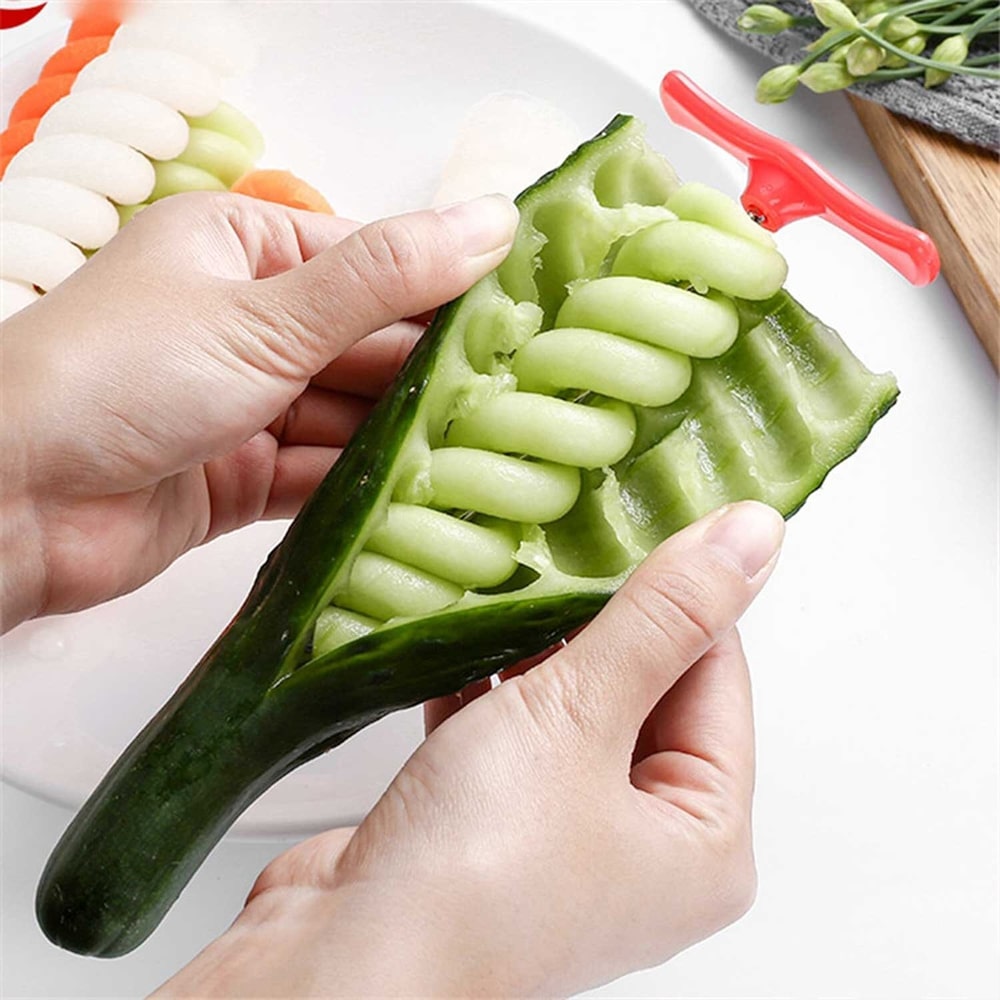 Manual Vegetable Spiral Knife Carving Tool