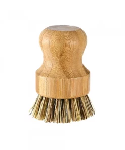 Sisal Hair Bamboo Cleaning Scrub Brush