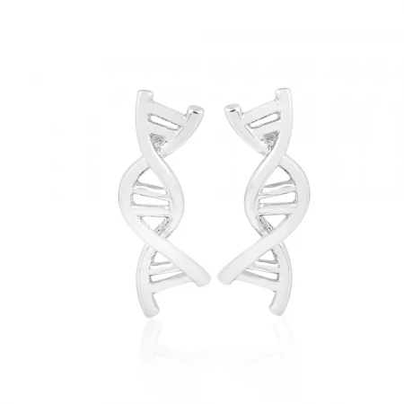 DNA Helix Earrings Studs