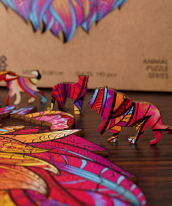 Colorful Animal-Shaped Wooden Jigsaw Puzzles