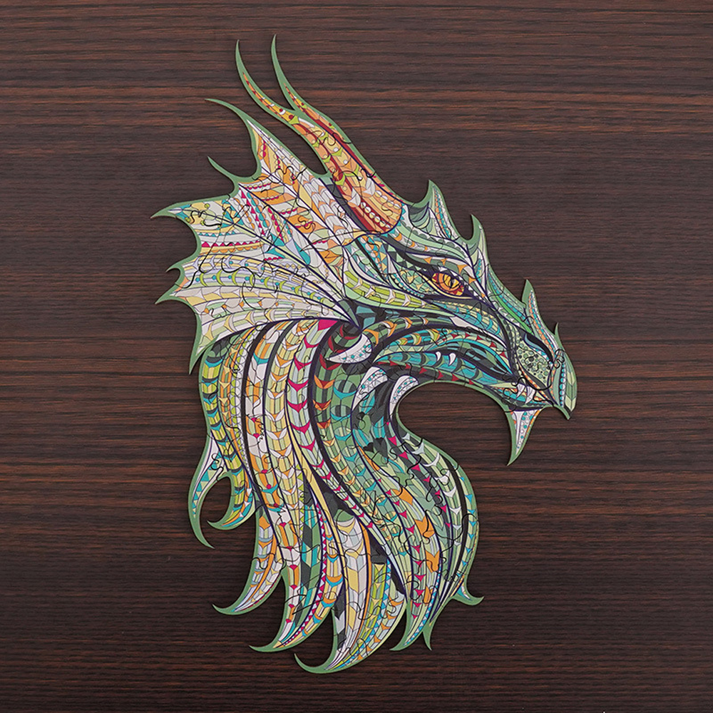 Colorful Animal-Shaped Wooden Jigsaw Puzzles