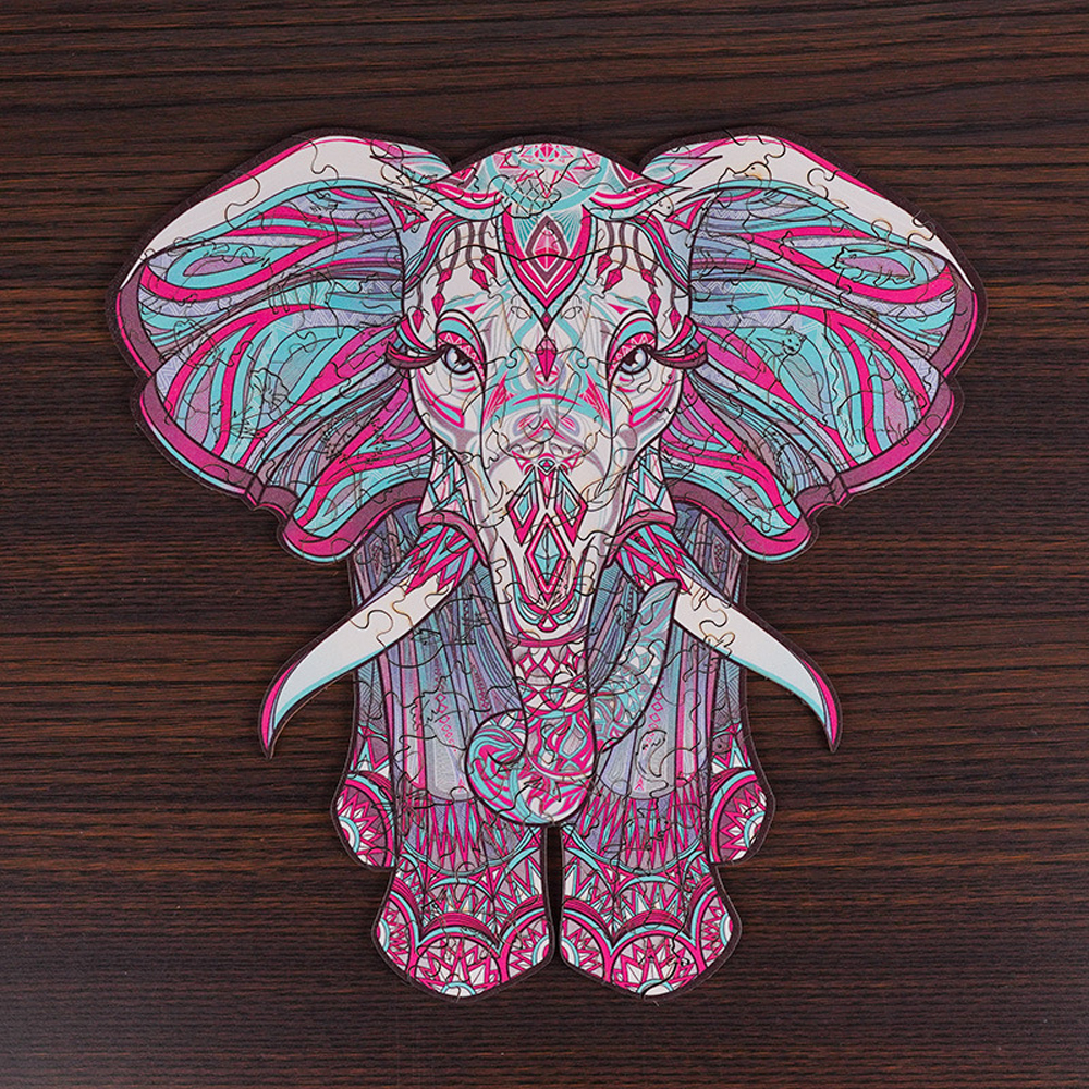 Colorful Animal-Shaped Wooden Jigsaw Puzzles