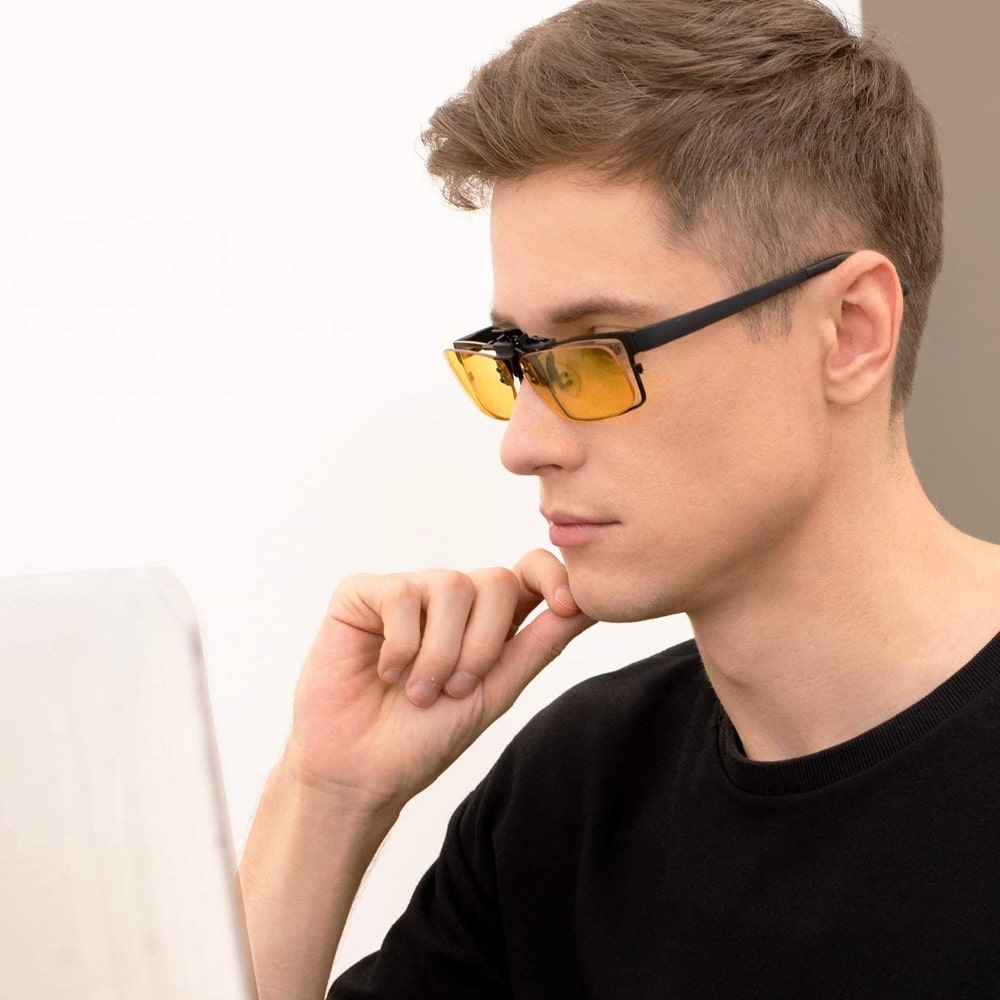 Blue Light Blocking Clip-On Computer Glasses