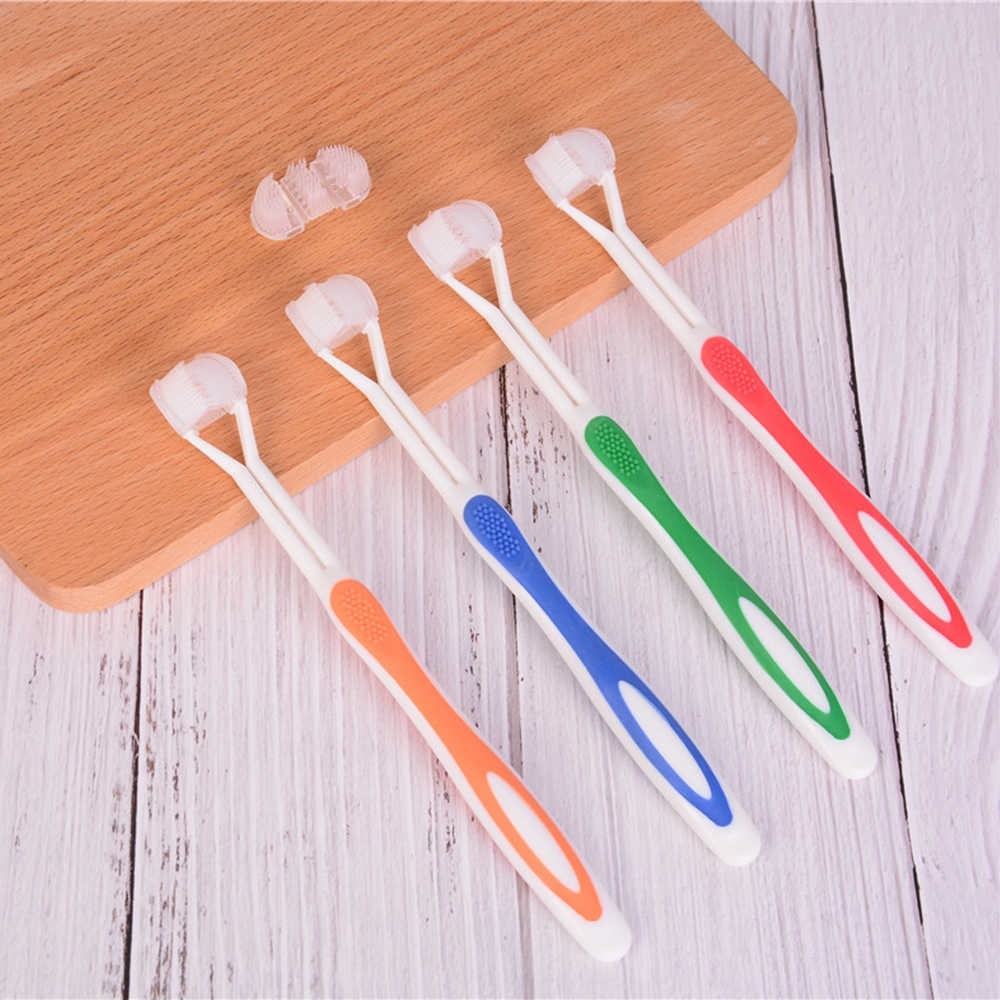 Three Sided Autism Toothbrush For Sensory Issues