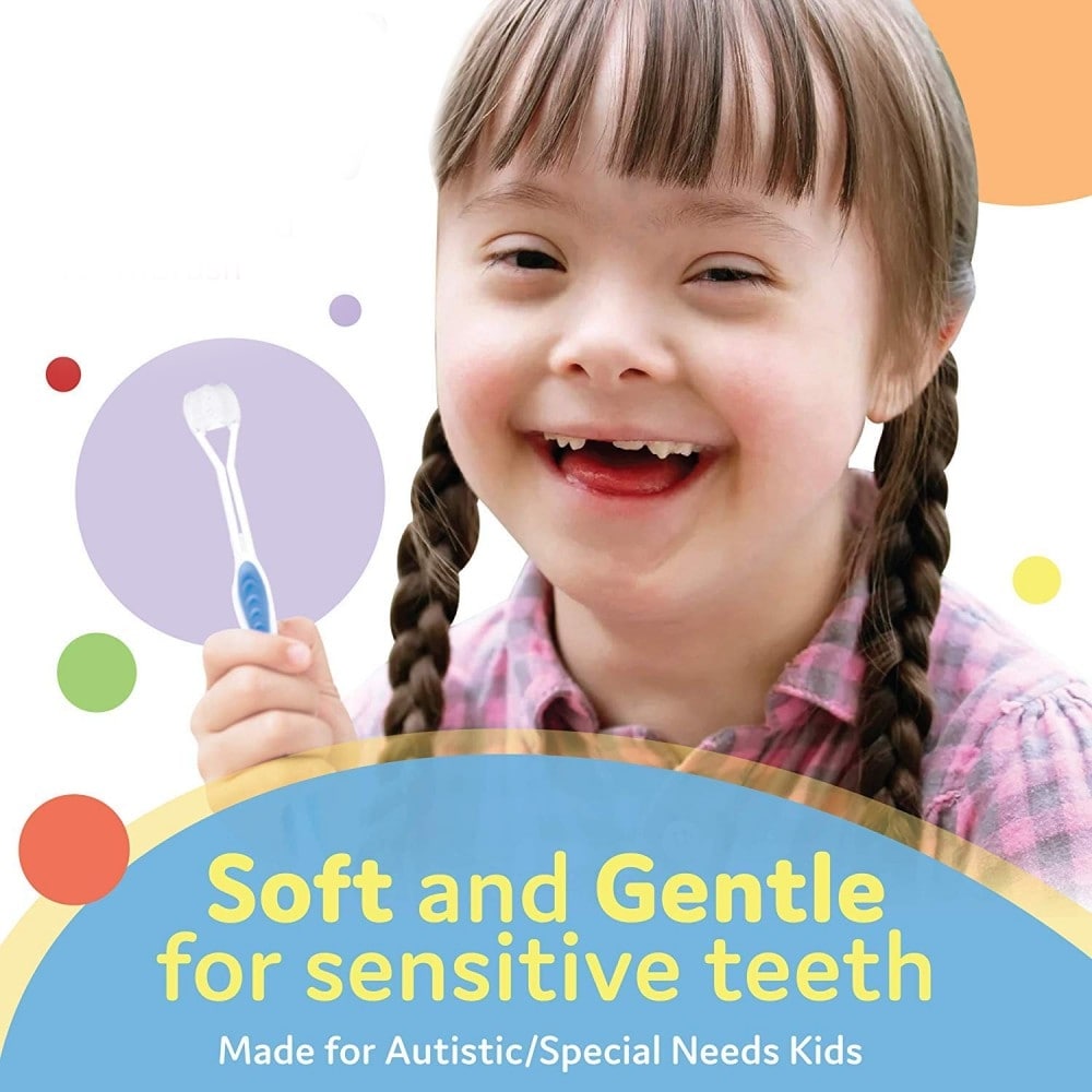 Three Sided Autism Toothbrush For Sensory Issues