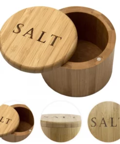 Bamboo Salt Storage Box