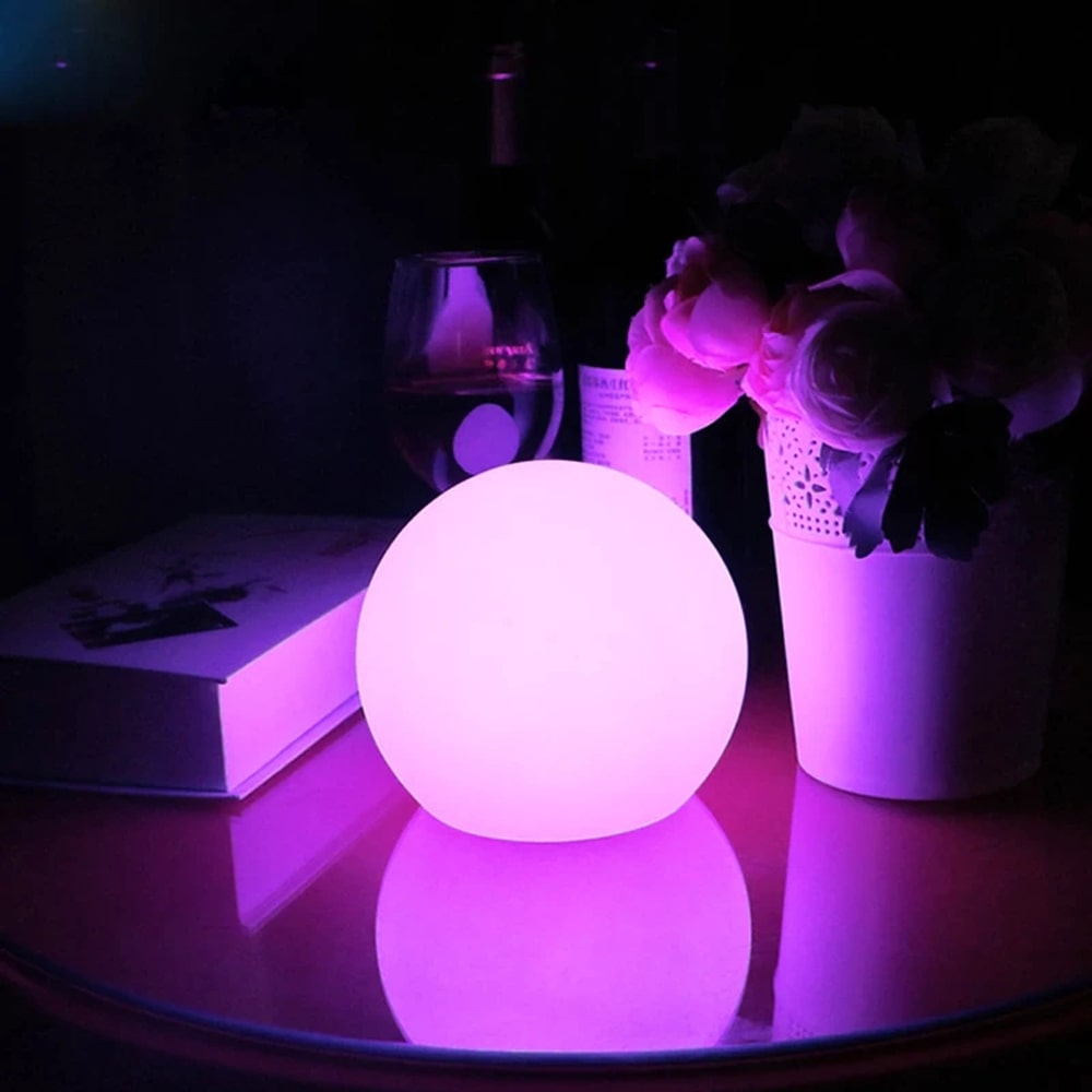 Remote Controlled 16 Color LED Glowing Ball Lights