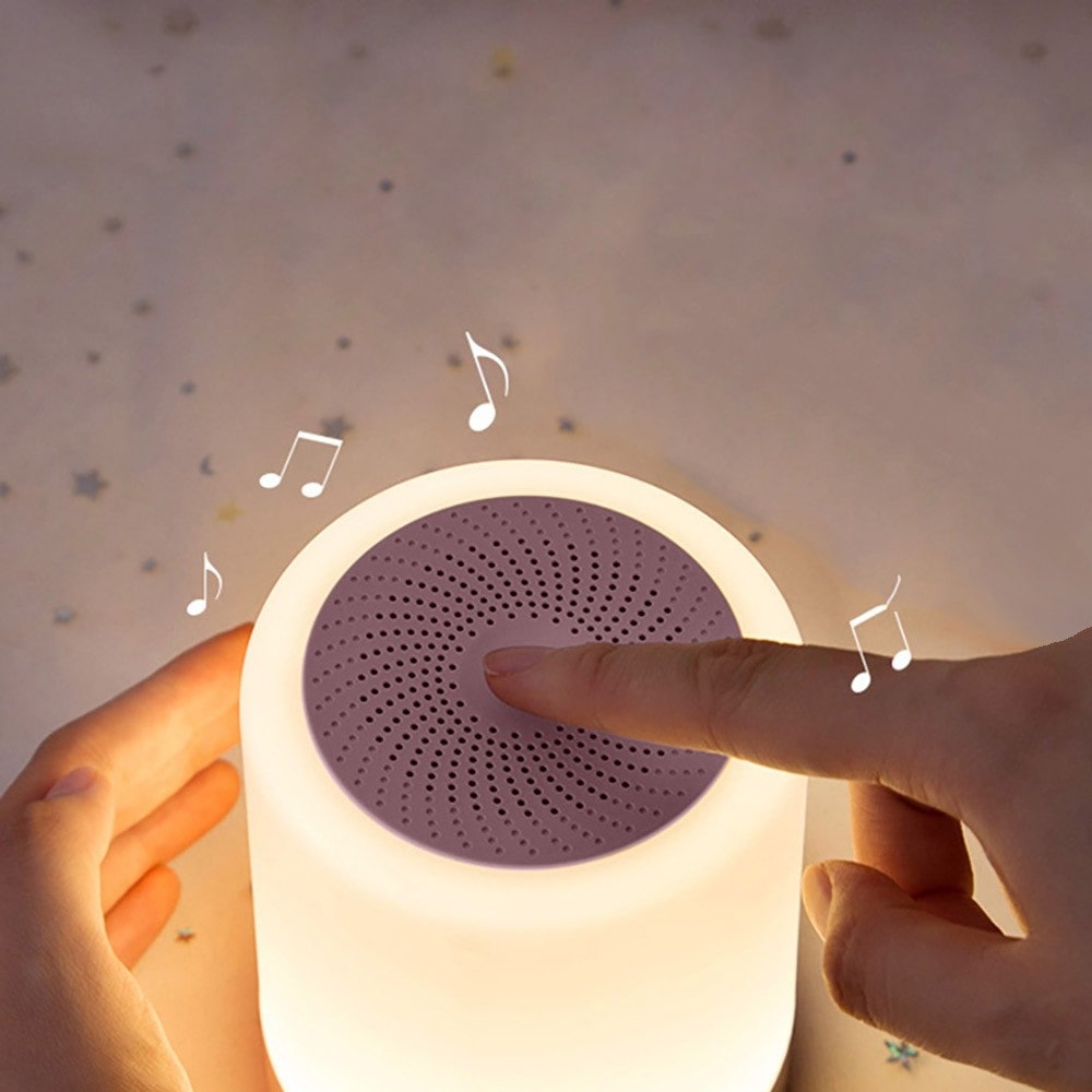 3-in-1 Bluetooth Touch Lamp Portable Speaker & Alarm