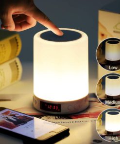 3-in-1 Bluetooth Touch Lamp Portable Speaker & Alarm