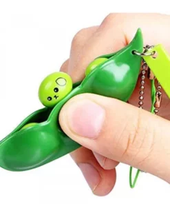 Edamame Pea Pod Keychain Fidget Toy