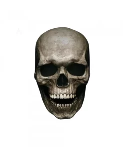 Realistic Human Skull Mask with Moving Jaw