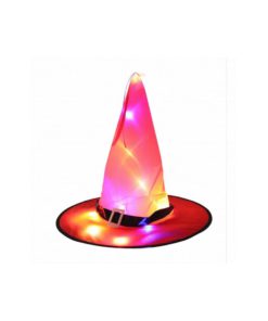 Colorful Hanging Halloween Witch Hat Lights