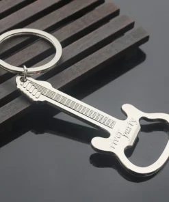 Guitar Bottle Opener Keychain