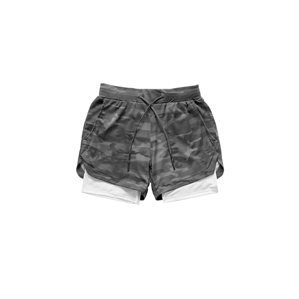 Men's Camo Workout Shorts