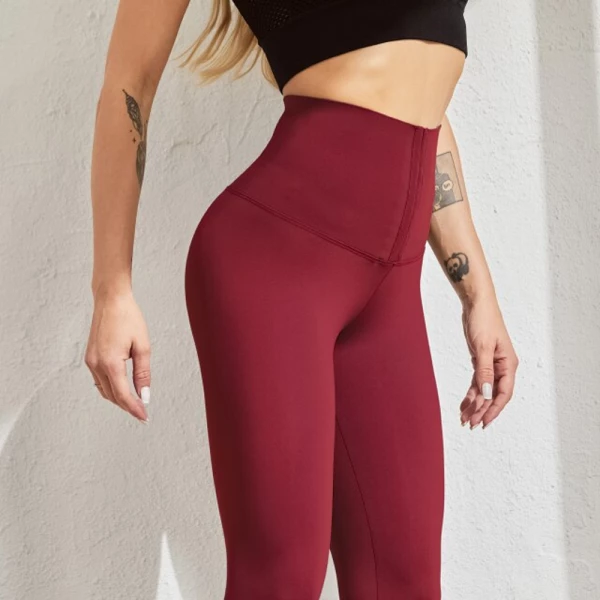 High Waist Fitness Lace Up Corset Leggings