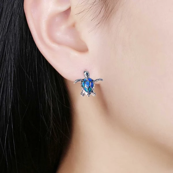 Cute Sea Turtle Earrings Studs