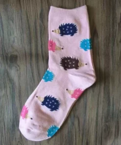 Cute Animal Print Hedgehog Socks