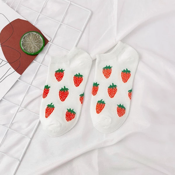 Cute Strawberry Socks